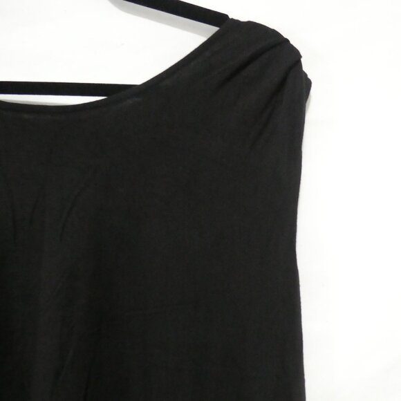 ADDITION ELLE | 1X | Black Sleeveless Top With Lace Trim Hem - Picture 5 of 14